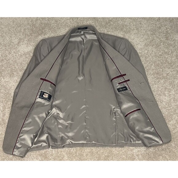 Mens Gianni Uomo Suit Jacket Blazer 48R Single Breast 2 Button - Picture 4 of 12